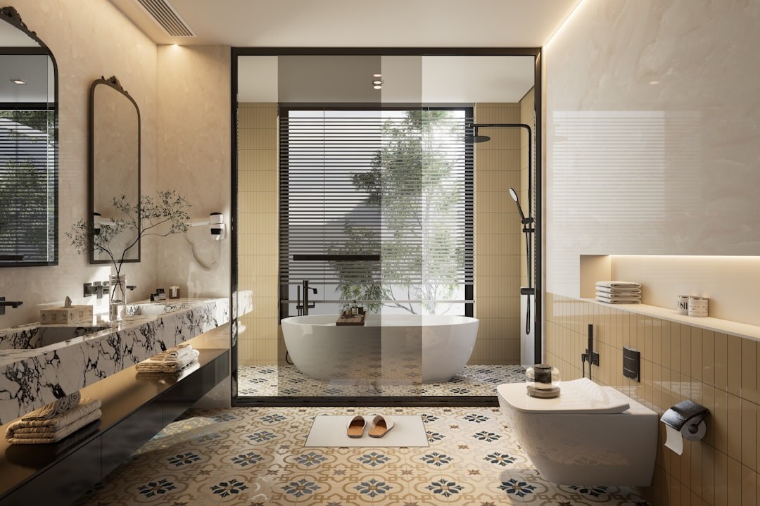 luxury bathroom interior
