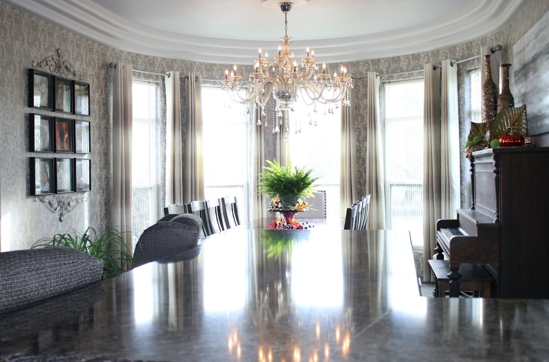 elegant dining room setup